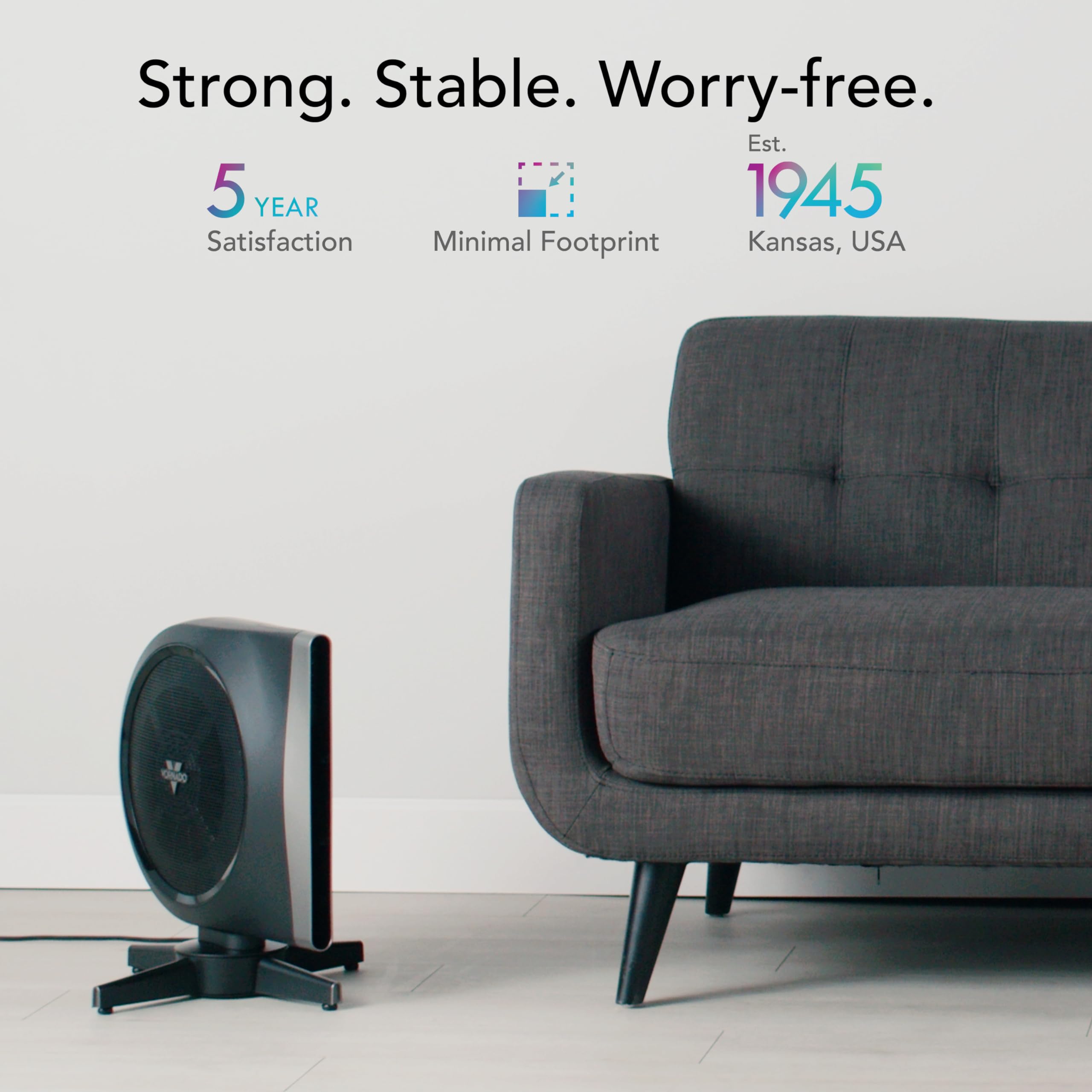 Strata® Compact Oscillating Tower Fan with Remote - Image 11