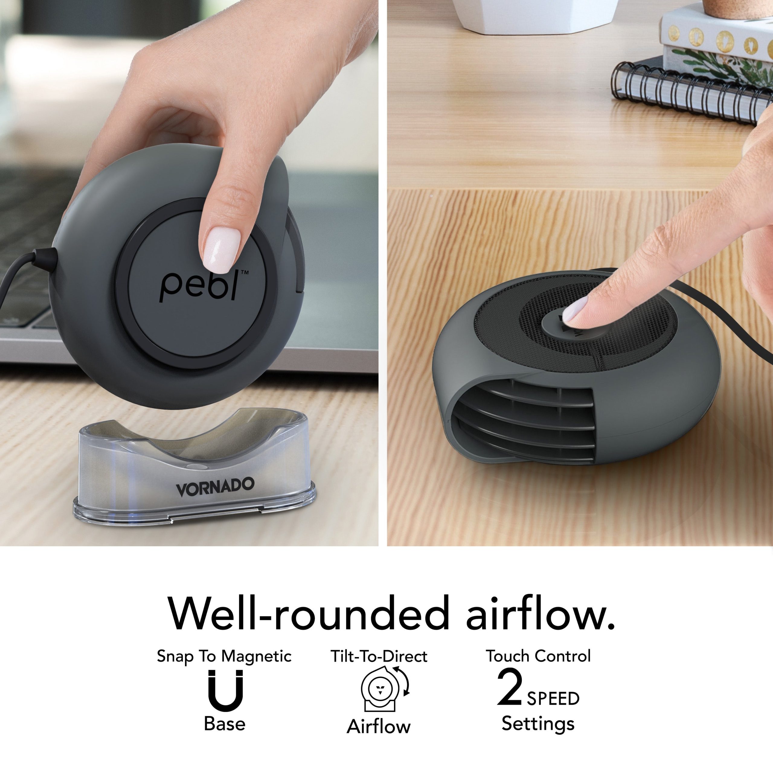 PEBL® Portable Desk Fan - Image 8