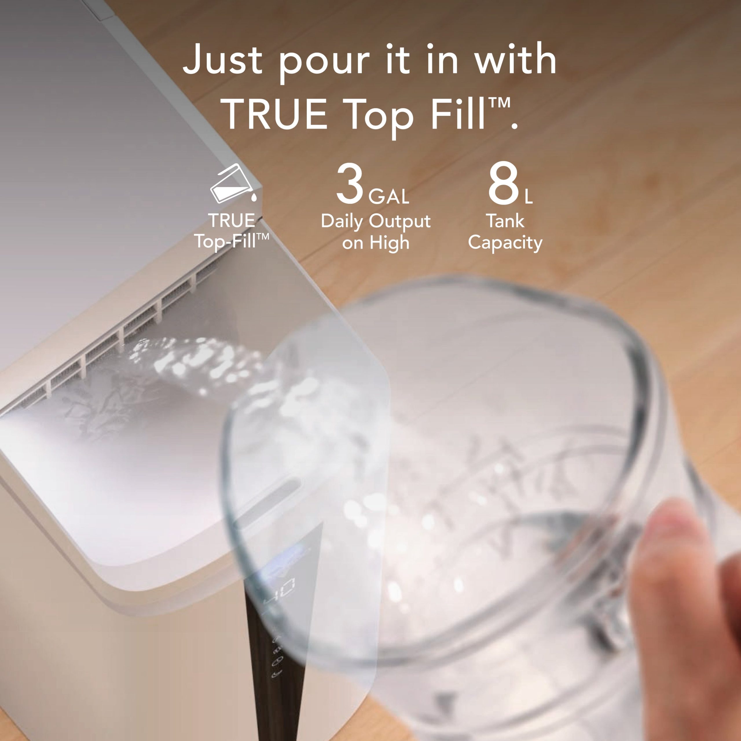 MISTIC™ 8 Top-Fill Ultrasonic Whole Room Humidifier - Image 7
