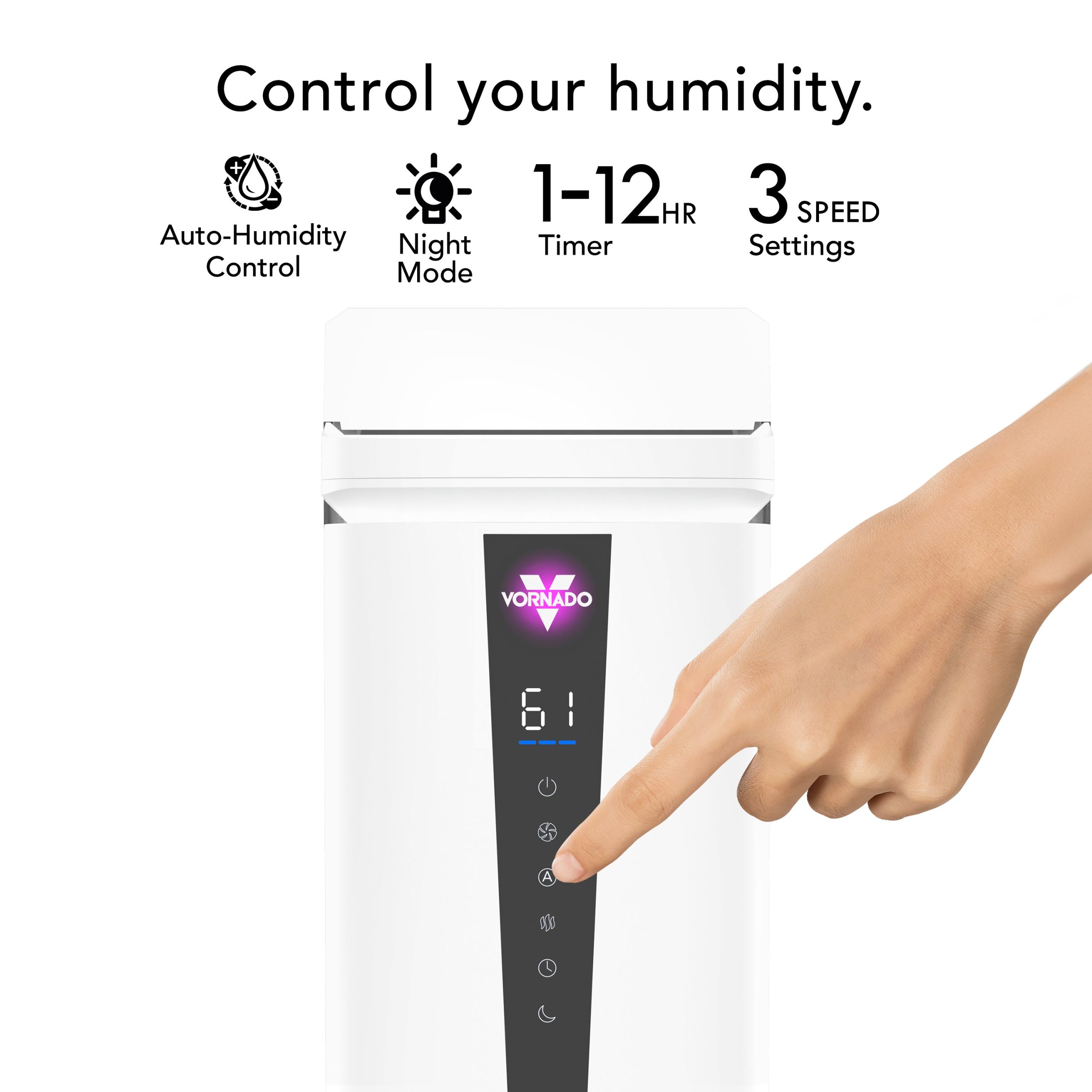 MISTIC™ 8 Top-Fill Ultrasonic Whole Room Humidifier - Image 9
