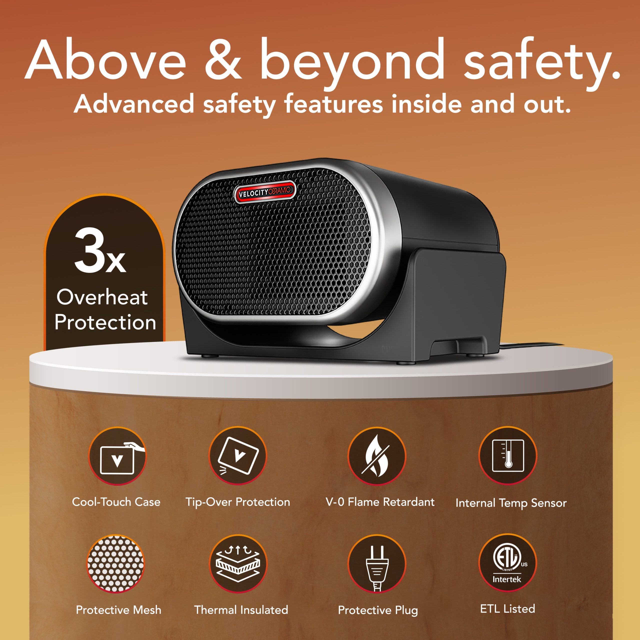 VC-01 Personal Ceramic Space Heater - Image 9